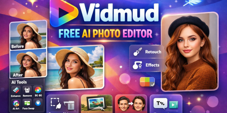 Unleash Your Creativity in Photo Editing via Vidmud AI Online Application