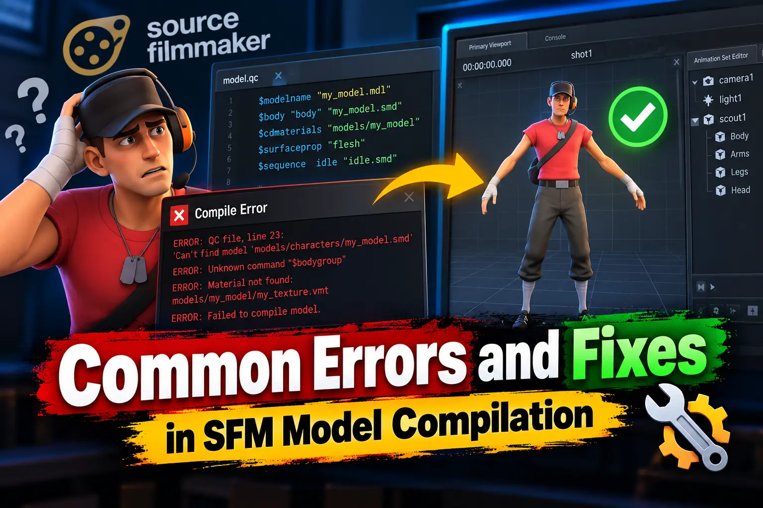 Common Errors and Fixes in SFM Model Compilation